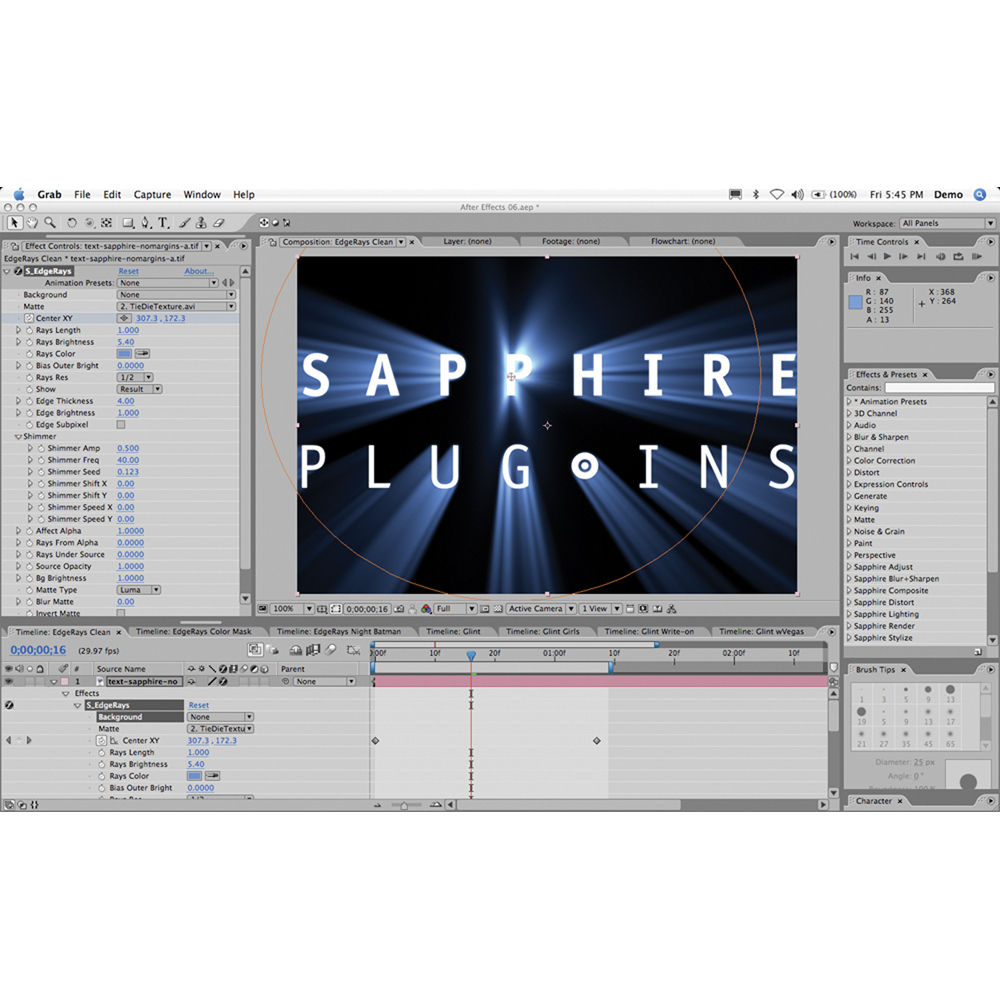 premiere pro sapphire plugin